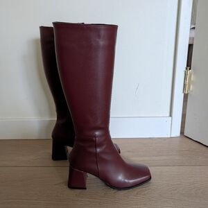 Nordstrom Burgundy Heeled Boots